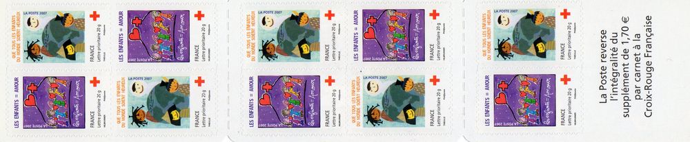  CARNET   FRANCE
CROIX ROUGE
NEUF **  NON PLIE 15 Caumont (09)