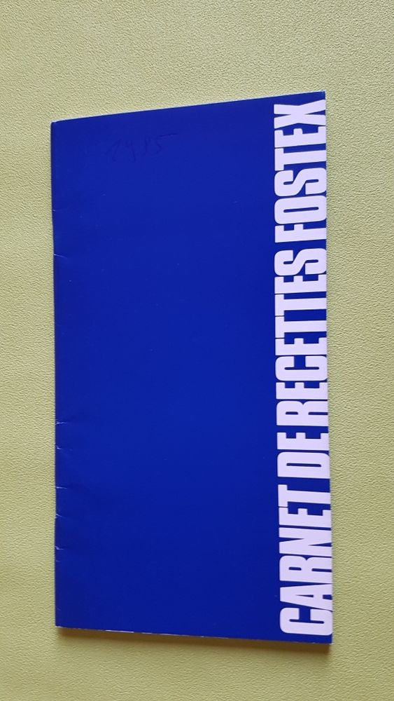 CARNET DE RECETTE FOSTEX 0 Montpellier (34)