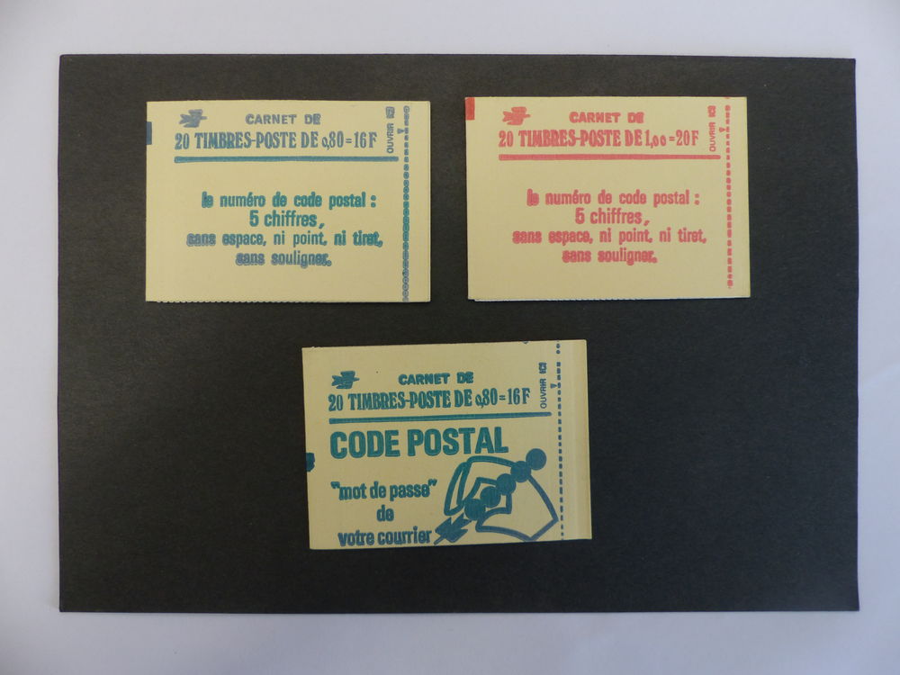 CARNETS  1970 C1  /  1972 C2  /  1893 C1  NEUFS ** 16 Le Havre (76)