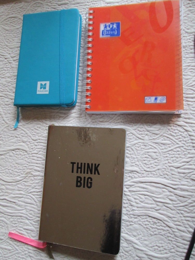 Lot de 3 carnets, r�pertoires, m�mo NEUFS 5 Herblay (95)