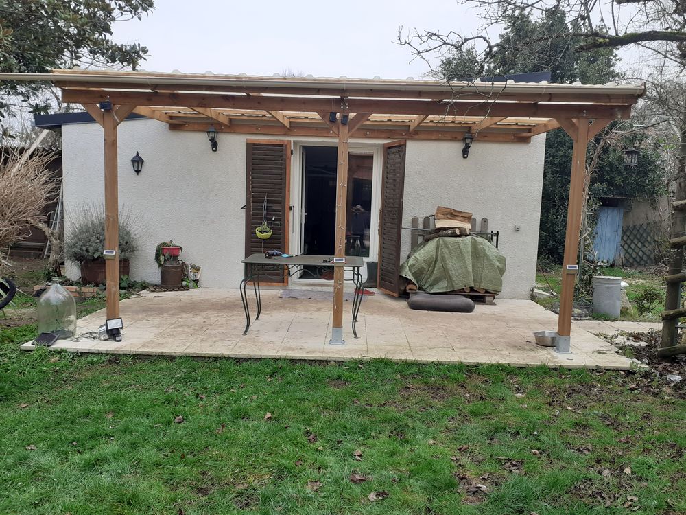 CARPORT / AUVENT adoss� au mur 450 Bourges (18)