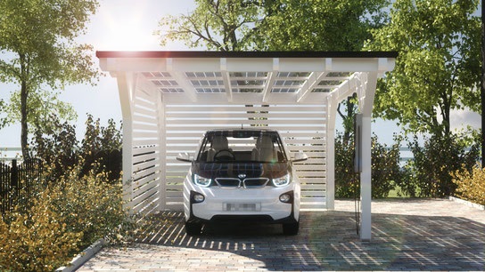 Carport solaire - Pergolas 1 Saint-M�dard-en-Jalles (33)