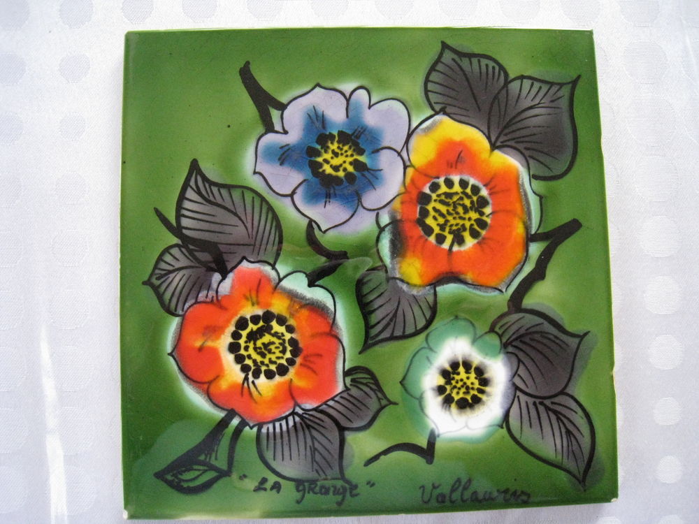 carreau Vallauris vintage sign� 23 Vinay (38)