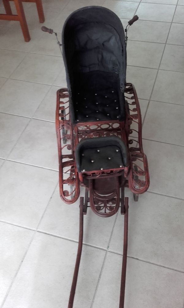 carriole en osier ancienne 220 Ballan-Mir� (37)