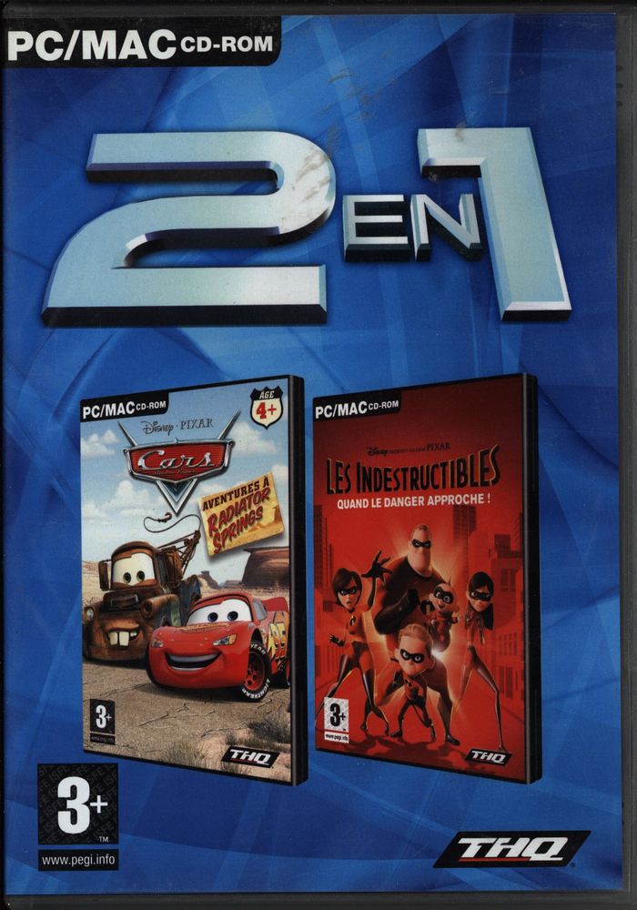 2 en 1 ? cars + les indestructibles ? pour PC
15 Sept�mes-les-Vallons (13)