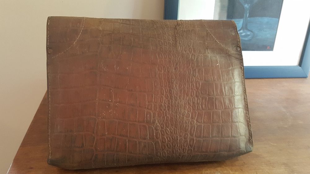 Cartable/serviette en cuir marron, vintage, en l'�tat 20 Mouxy (73)