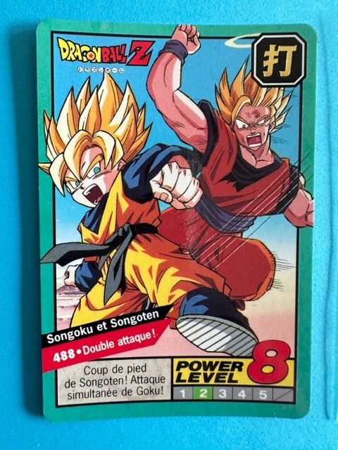 Carte DBZ n�488 Carddass Bandai 1996 VF 5 Meudon (92)