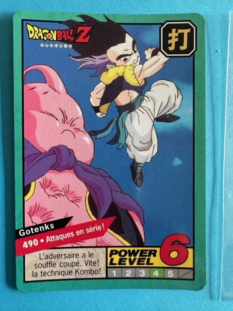 Carte DBZ n�490 Carddass Bandai 1996 VF 6 Meudon (92)