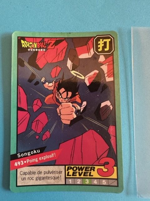 Carte DBZ n�493 Carddass Bandai 1996 VF 5 Meudon (92)