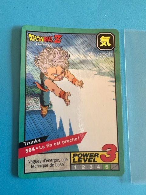 Carte DBZ n�504 Carddass Bandai 1996 VF 4 Meudon (92)