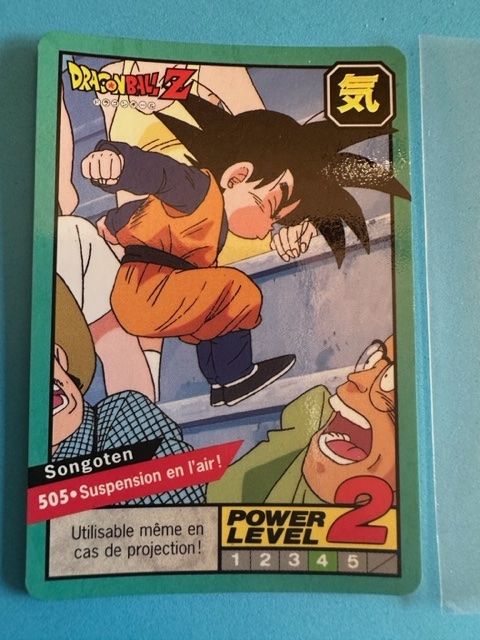 Carte DBZ n�505 Carddass Bandai 1996 VF 4 Meudon (92)