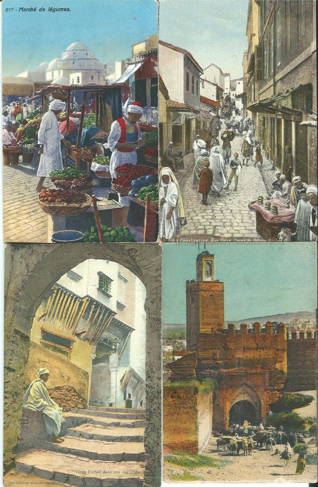 4 CPA - CARTE MAROC TUNISIE ALG�RIE - Anim�es - 1914/25/27 10 Blaye (33)