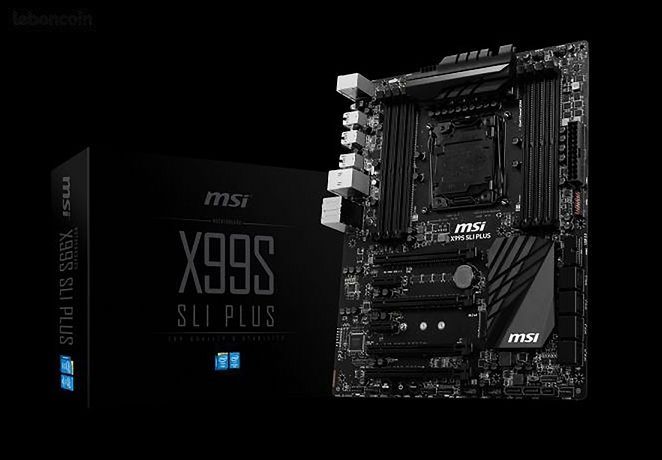 Carte m�re MSI x99 SLI plus PRO + CPU intel I7 5820K 6 cores 280 Triel-sur-Seine (78)