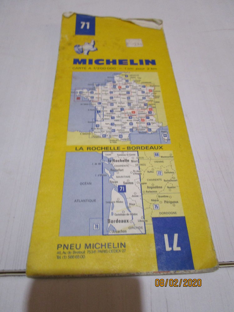  carte MICHELIN N� 71 LA ROCHELLE 3 Chanteloup-en-Brie (77)