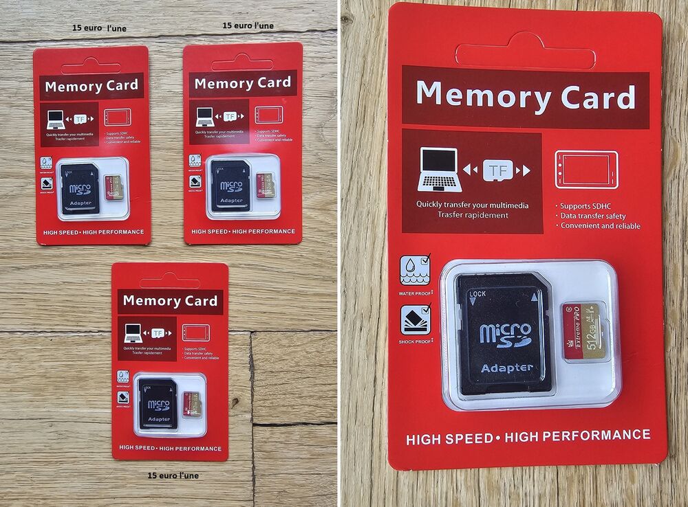 3 Carte micro 512 Go Classe objet. 0 Fleurbaix (62)