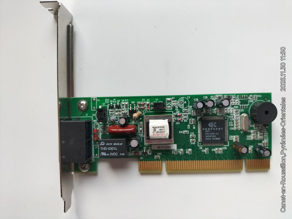 Carte Modem/Fax  �Vintage�  Olitec V92 Ready en slot PCI 5 Canet-en-Roussillon (66)