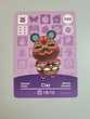 Carte Officielle Amiibo Animal Crossing Série 1 N° 088 Clay