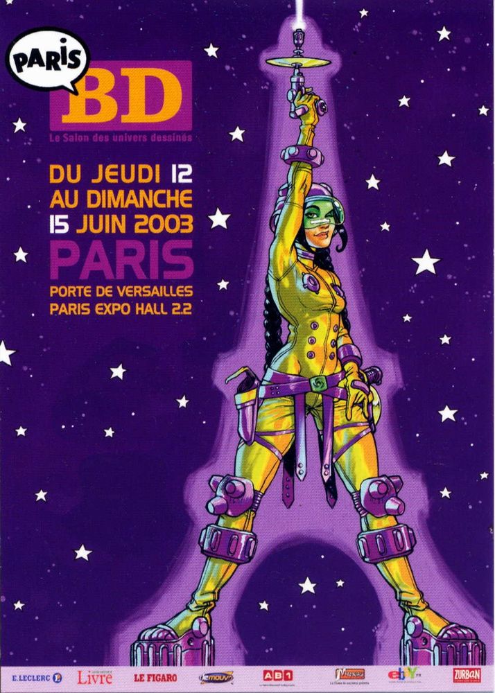 Carte Philippe BUCHET : Sillage - salon des univers dessin�s 4 Argenteuil (95)