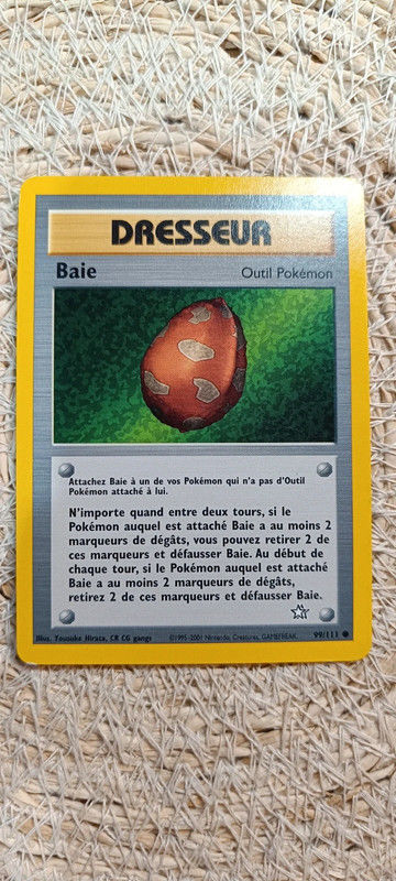 Carte Pok�mon - Dresseur Baie - 99/111 5 Montbrun (46)