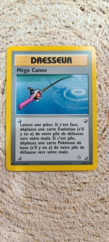 Carte Pok�mon - Dresseur M�ga Canne - 103/111 6 Montbrun (46)