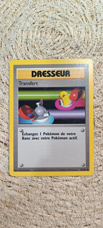 Carte Pok�mon - Dresseur Transfert - 95/102 1 Montbrun (46)