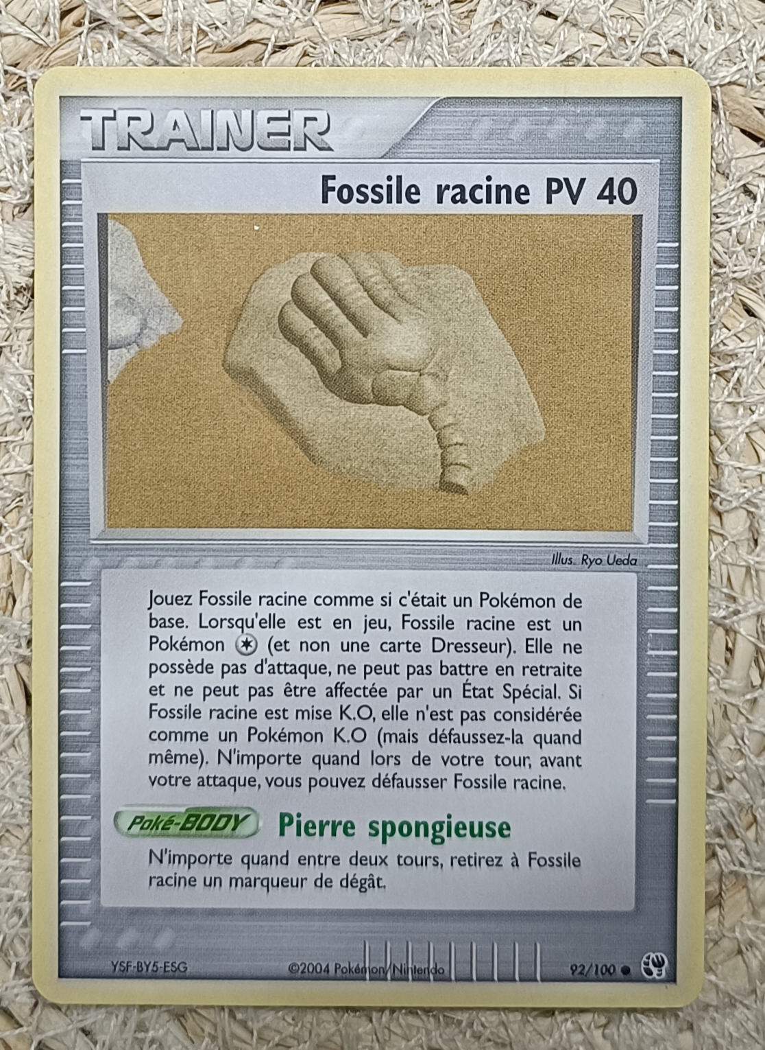 Carte Pok�mon - Fossile racine PV 40 - 92/100 3 Montbrun (46)