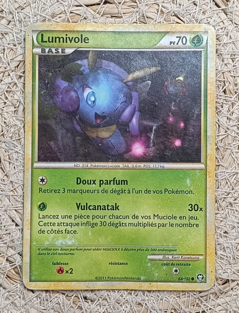 Carte Pok�mon - Lumivole - 64/102 2 Montbrun (46)