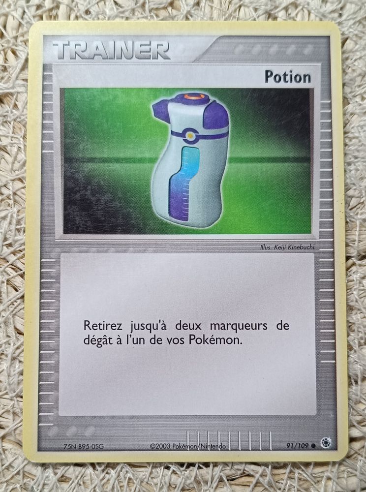 Carte Pok�mon - Potion - 91/109 2 Montbrun (46)