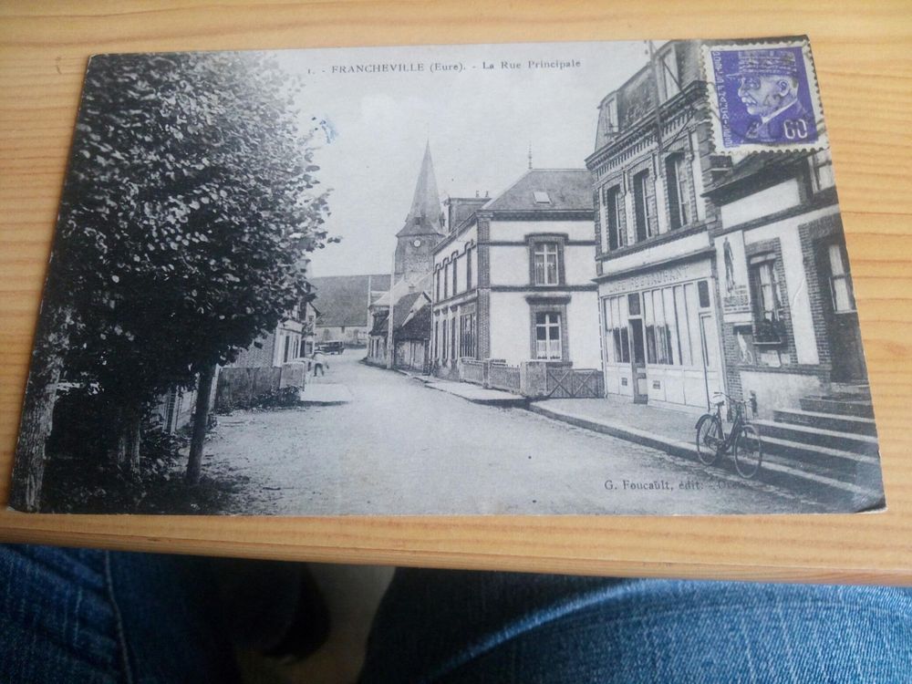 CARTE POSTALE ANCIENNE FRANCHEVILLE EURE 30 Levainville (28)