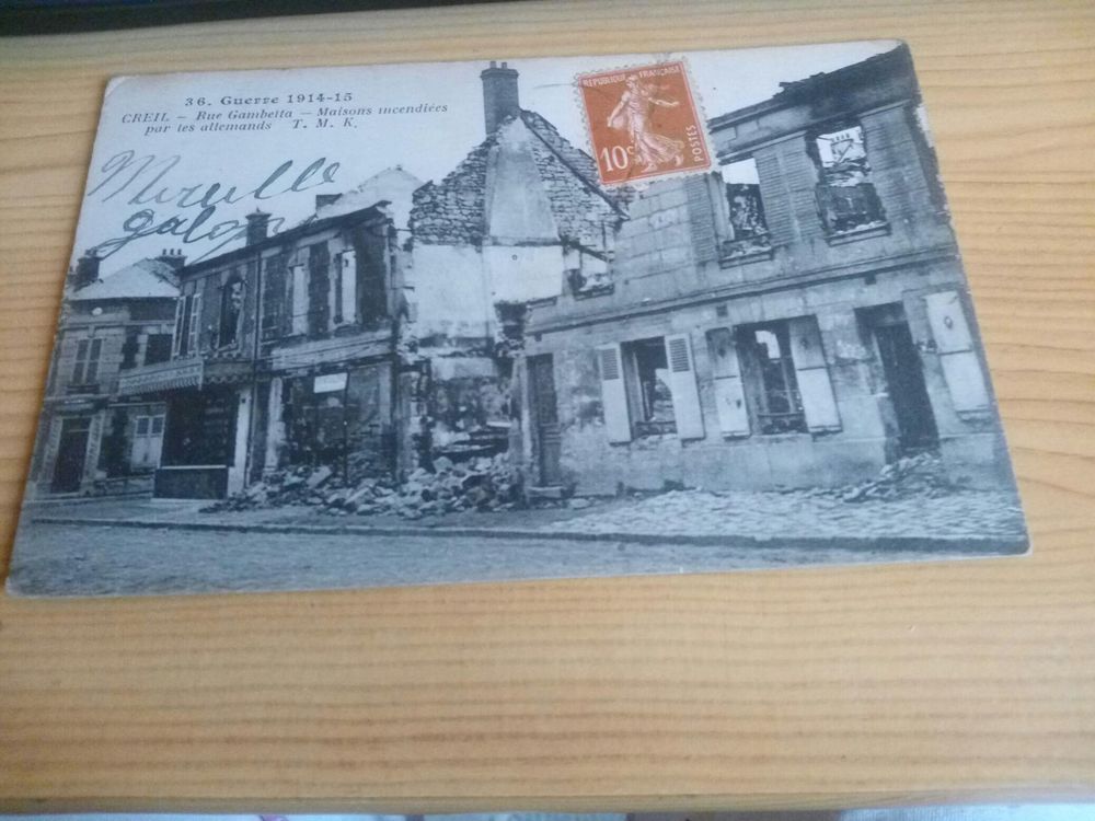 CARTE POSTALE ANCIENNE RARE CREIL 1914-1918 50 Levainville (28)