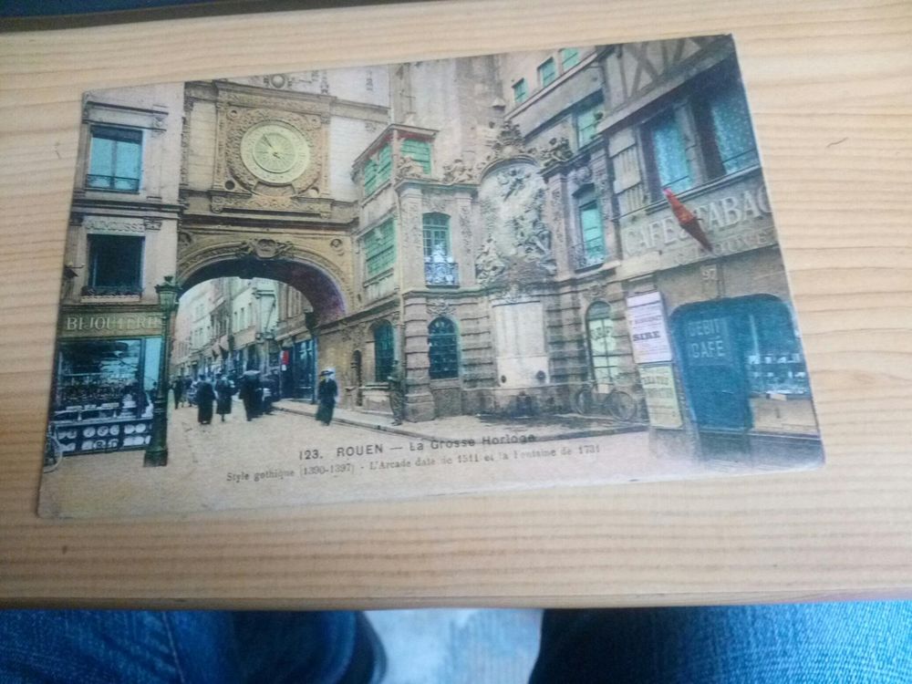 CARTE POSTALE ANCIENNE COLORISEE RARE DE ROUEN 50 Levainville (28)