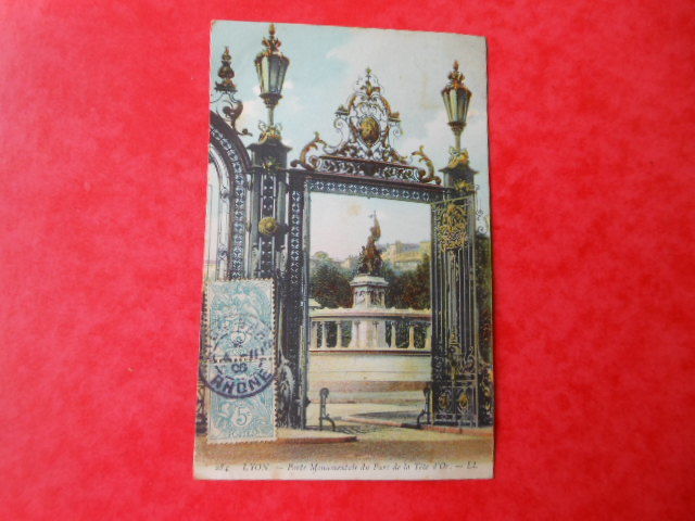 carte postale ancienne parc de la tete d'or 
CPA 5 3 Gr�zieu-la-Varenne (69)