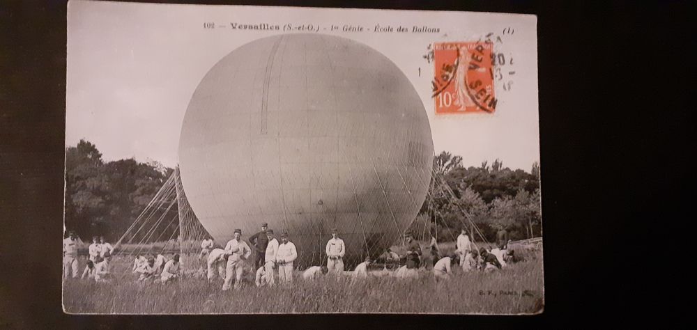 1 CARTE POSTALE ANCIENNE DE MONTGOLFI�RE VERS 1900.TB 20 Lille (59)