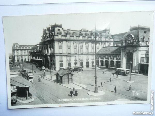 Carte postale Bordeaux La Gare St Jean  Ann�e 1952 5 Bordeaux (33)