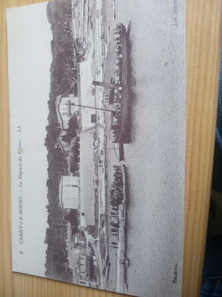 CARTE POSTALE CARRY LE ROUET LE DEPART DU COTIER N�9 20 Levainville (28)
