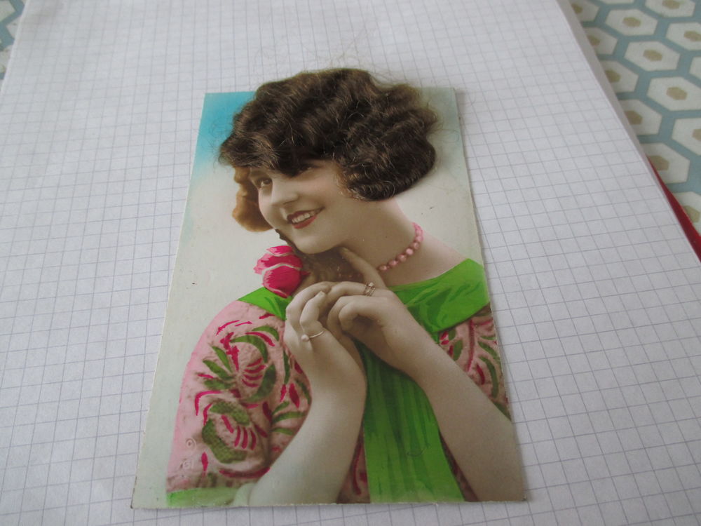 CARTE POSTALE A CHEVEUX 1929 10 Heimsbrunn (68)