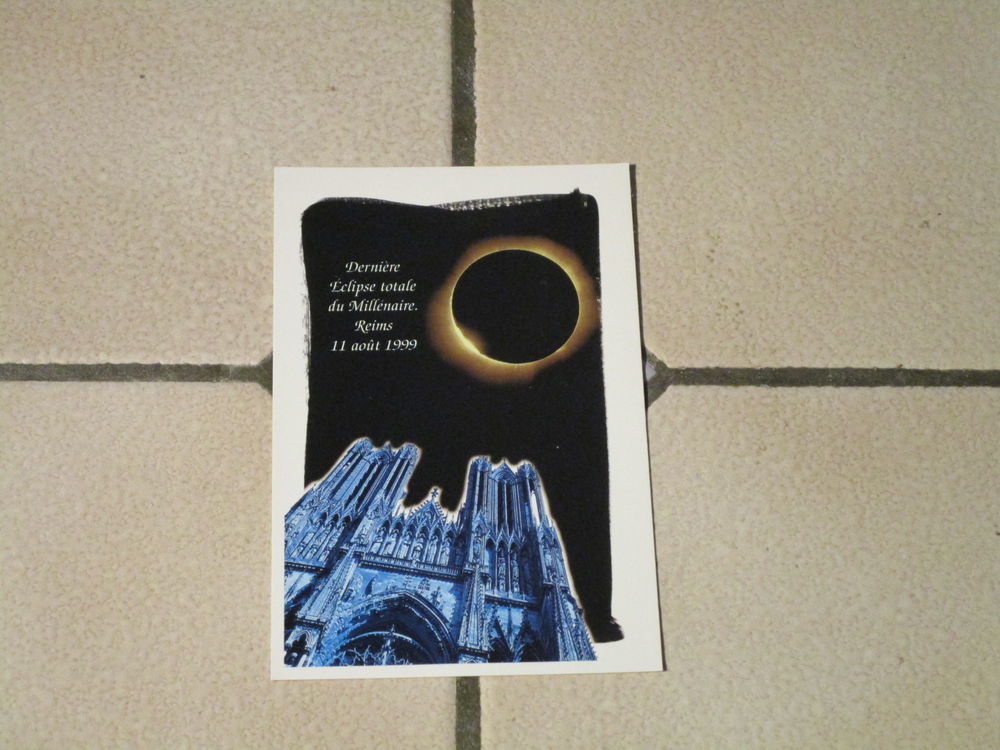  CARTE POSTALE DERNIERE ECLIPSE TOTALE DU MILLENAIRE 1999  5 Villepinte (93)