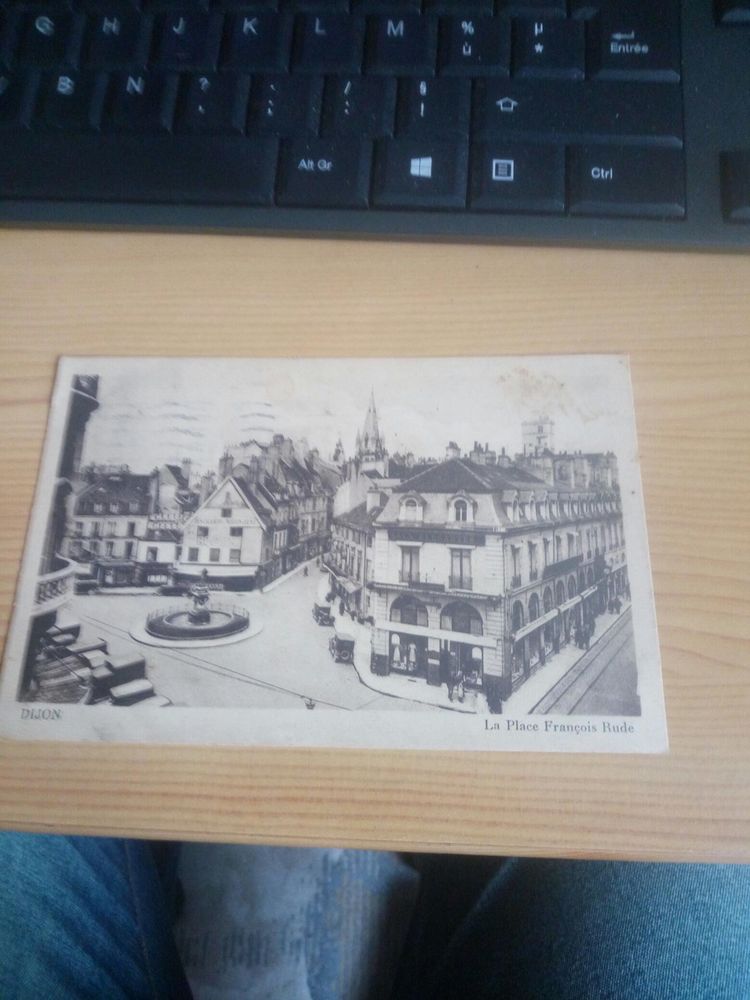 carte postale  dijon place francois rude 5 Levainville (28)