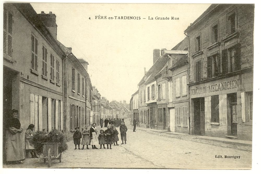 02. CPA Carte Postale FERE EN TARDENOIS. La grande rue 6 F�re-en-Tardenois (02)