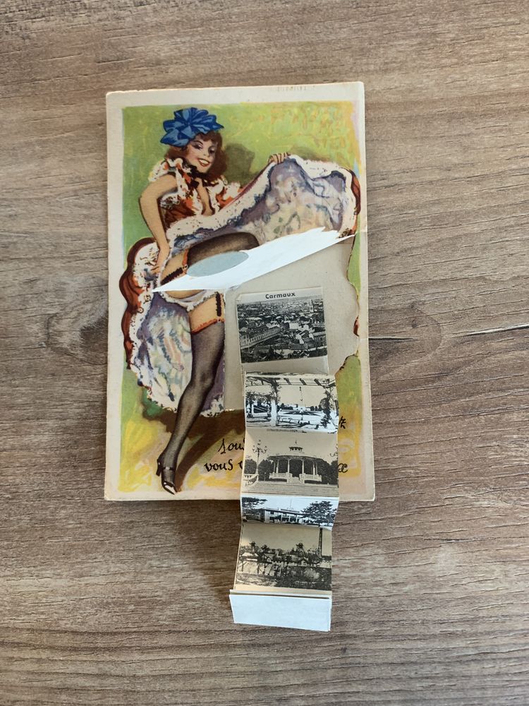 Carte postale humoristique vintage ann�e 50     6 Saleilles (66)