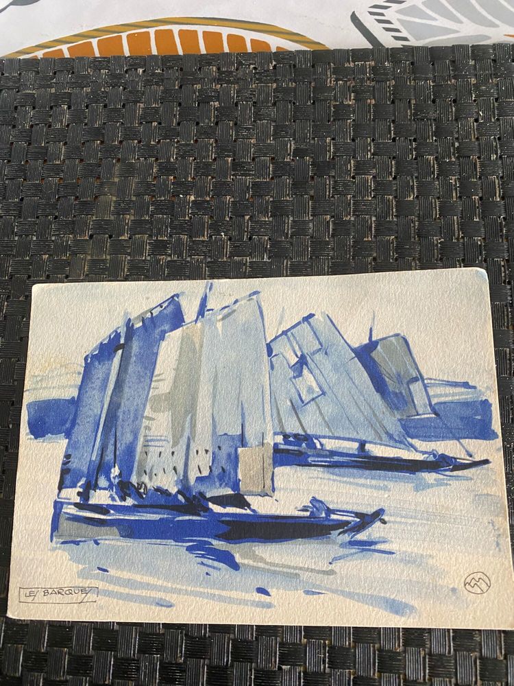 CARTE POSTALE MATHURIN MEHEUT LES BARQUES 50 Lamballe (22)