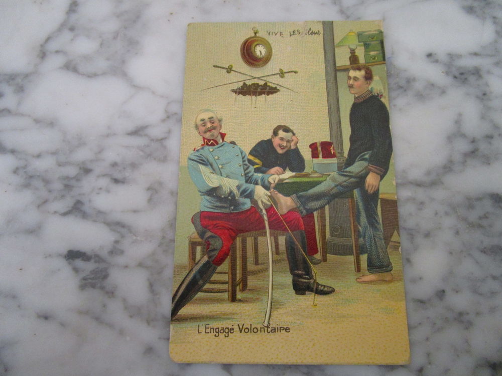 CARTE POSTALE MILITAIRE L ENGAGE VOLONTAIRE 
4 Villepinte (93)