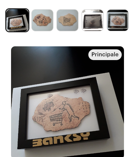 Carte postale Peckham Rock Banksy Neuf 750 Metz (57)