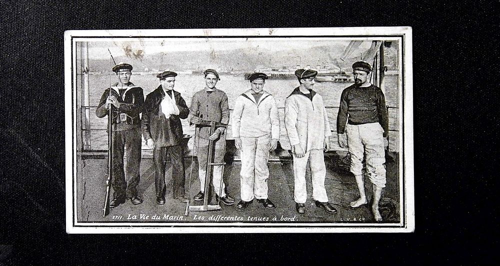 Carte postale publicitaire ancienne GRAVELINES magasin CORNOIS 9 rue de Calais marin bateau 10 Petite Synthe (59)