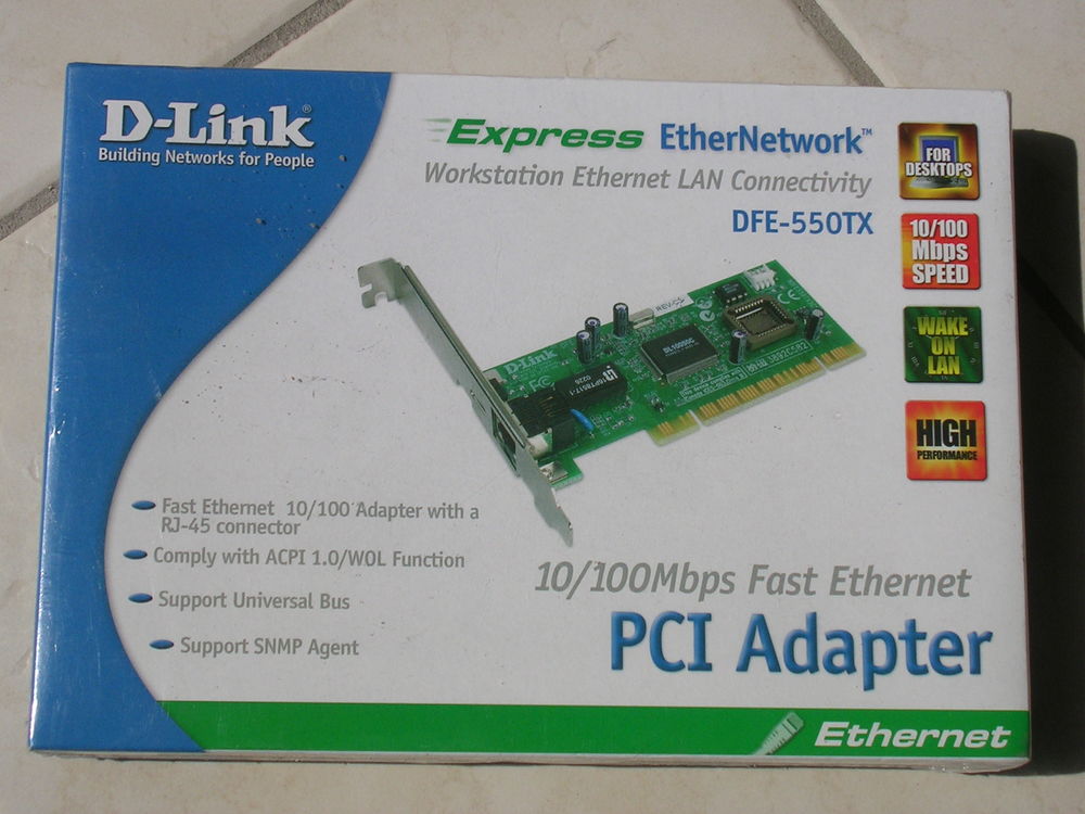 CARTE RESEAU PCI  D LINK 5 Saint-Floris (62)