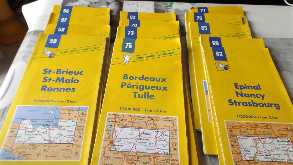 CARTE ROUTIERE MICHELIN 1 Combs-la-Ville (77)