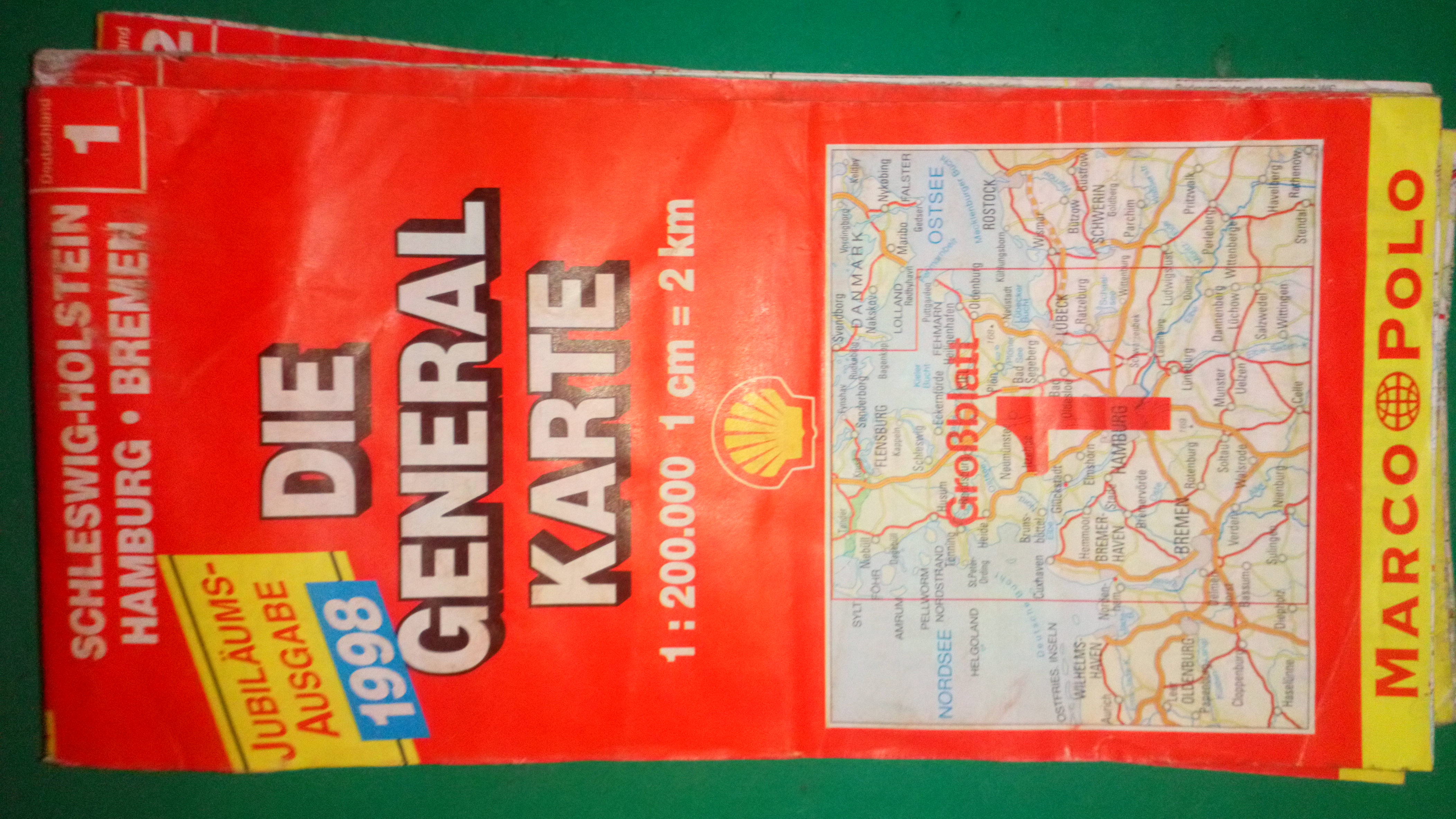 Carte routi�re Shell 1998 Schleswig-Holstein, 0 Battrans (70)