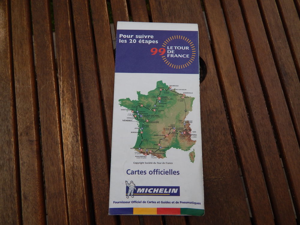 carte routi�re tour de France 1999 12 Maslacq (64)
