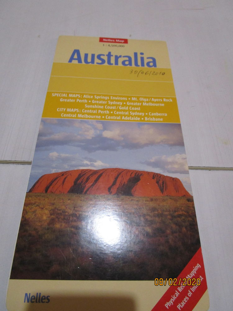 carte touristique NELLES AUSTRALIA 3 Chanteloup-en-Brie (77)