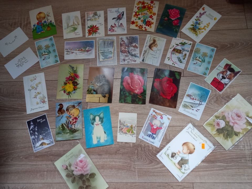 LOT DE 31 CARTES (anniversaire, bonne ann�e, joyeuse p�ques 31 Villiers (86)